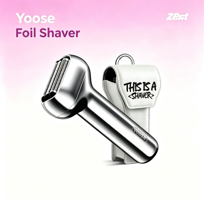 Foil Shaver, Mini Portable Alloy Electric Razor for Men, Cordless, USB-C Rechargeable, IPX7 Waterproof, Wet & Dry Shave, Battery Indicator, 2 Speeds, Travel Lock, Travel Electric Shaver