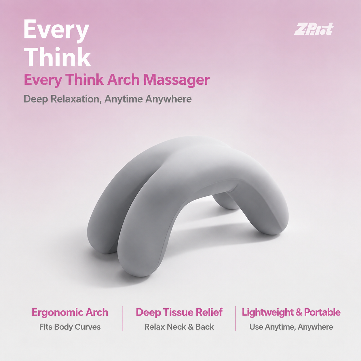Ergonomic Desk Nap Pillow, Foldable Memory Foam Rest Pillow for Office, School, Travel & Home
