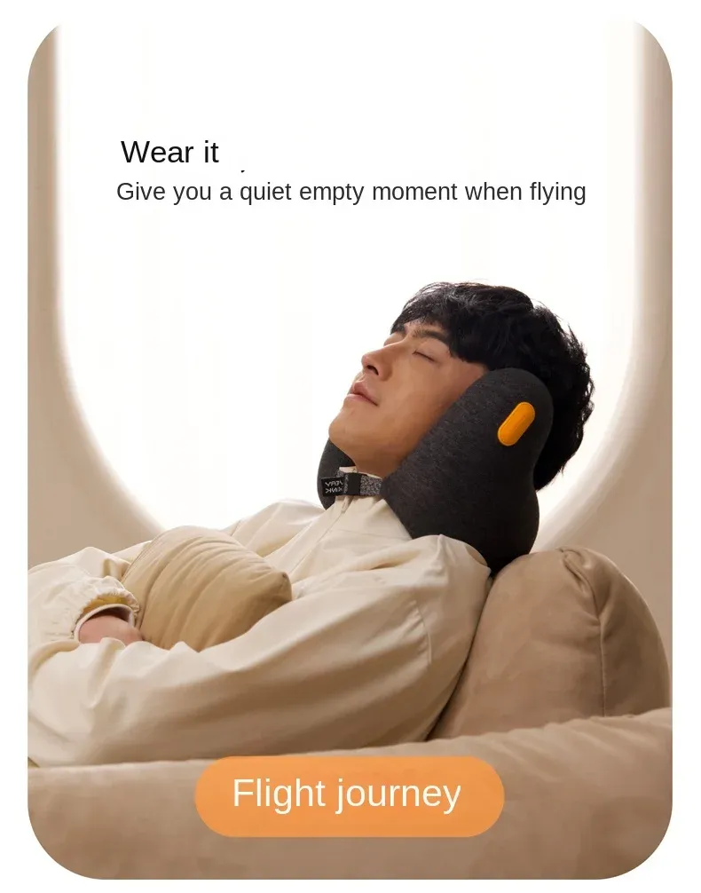 Portable U-Shaped Neck Massager Pillow, Soft Wearable Neck Support for Relaxation, Travel & Daily Comfort