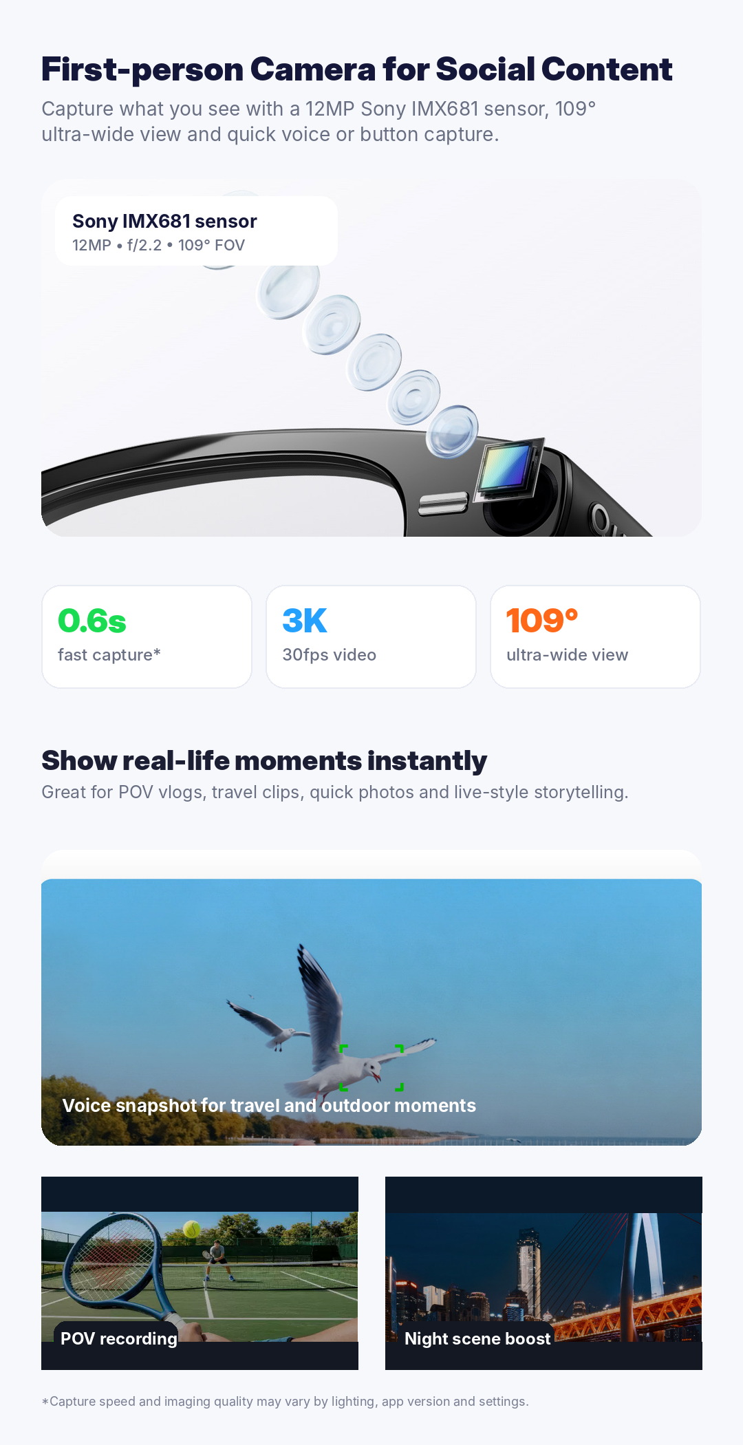Quark AI Glasses S1 | Smart Display Glasses with AI Translation & POV Camera