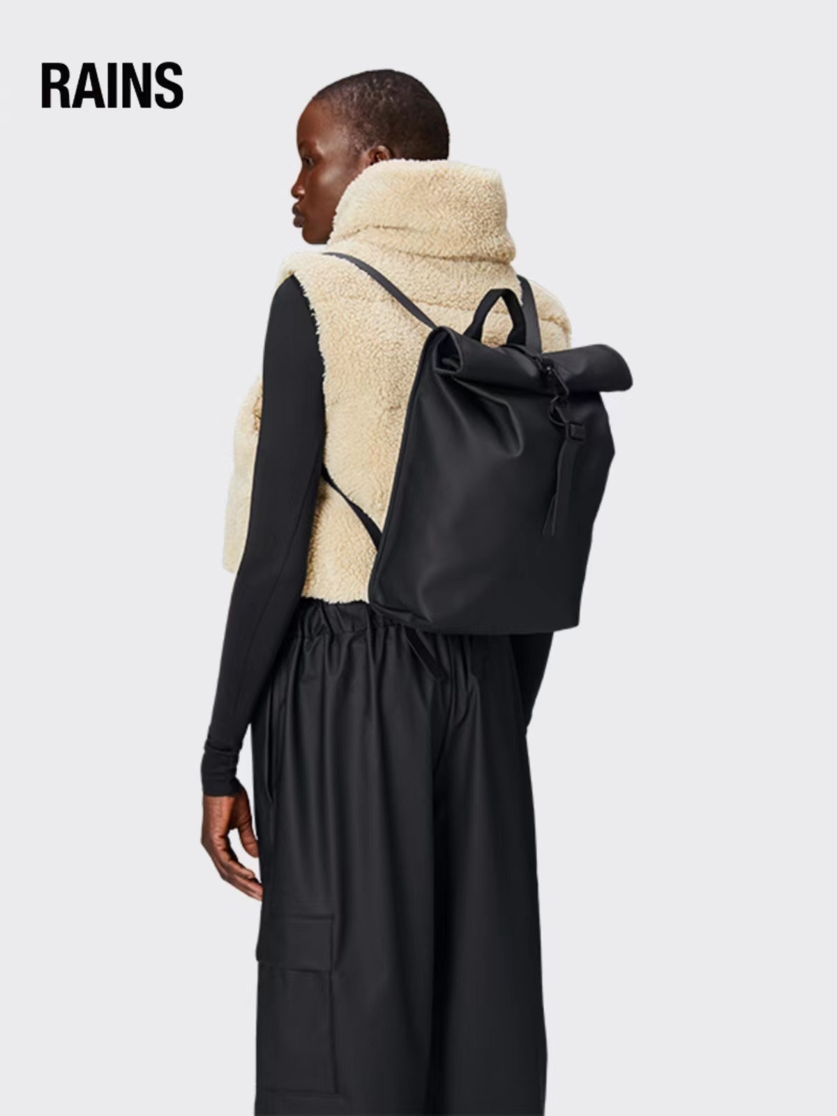 RAINS Rolltop Rucksack Mini
