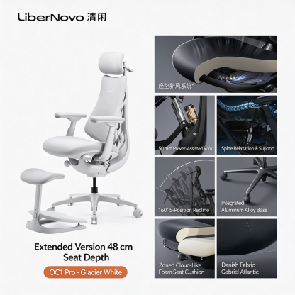 LiberNovo Omni Pro Dynamic Ergonomic Chair – Advanced Full-Body Support & Adaptive Comfort