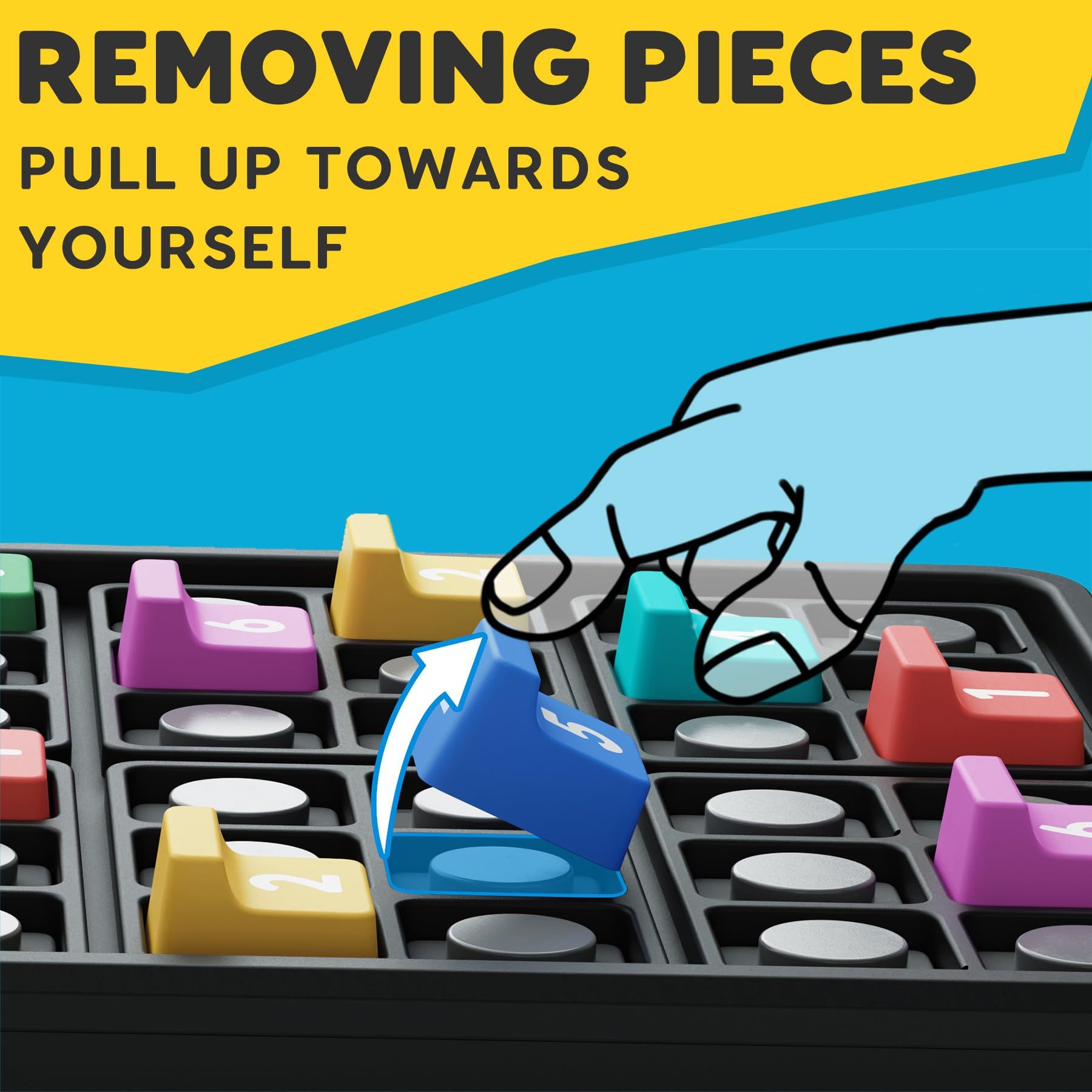 GiiKER Smart Sudoku Puzzle Games, Original 2500 Challenges Sudoku for Kids, Brain Teaser Puzzle for Kids