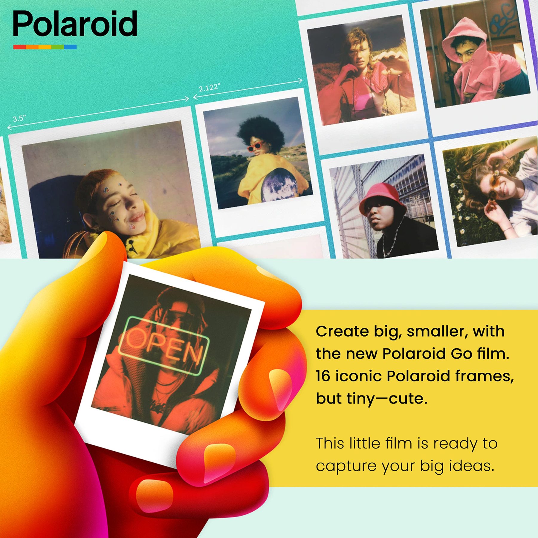 Polaroid GO Color Instant Film- for Polaroid Go Generation 2