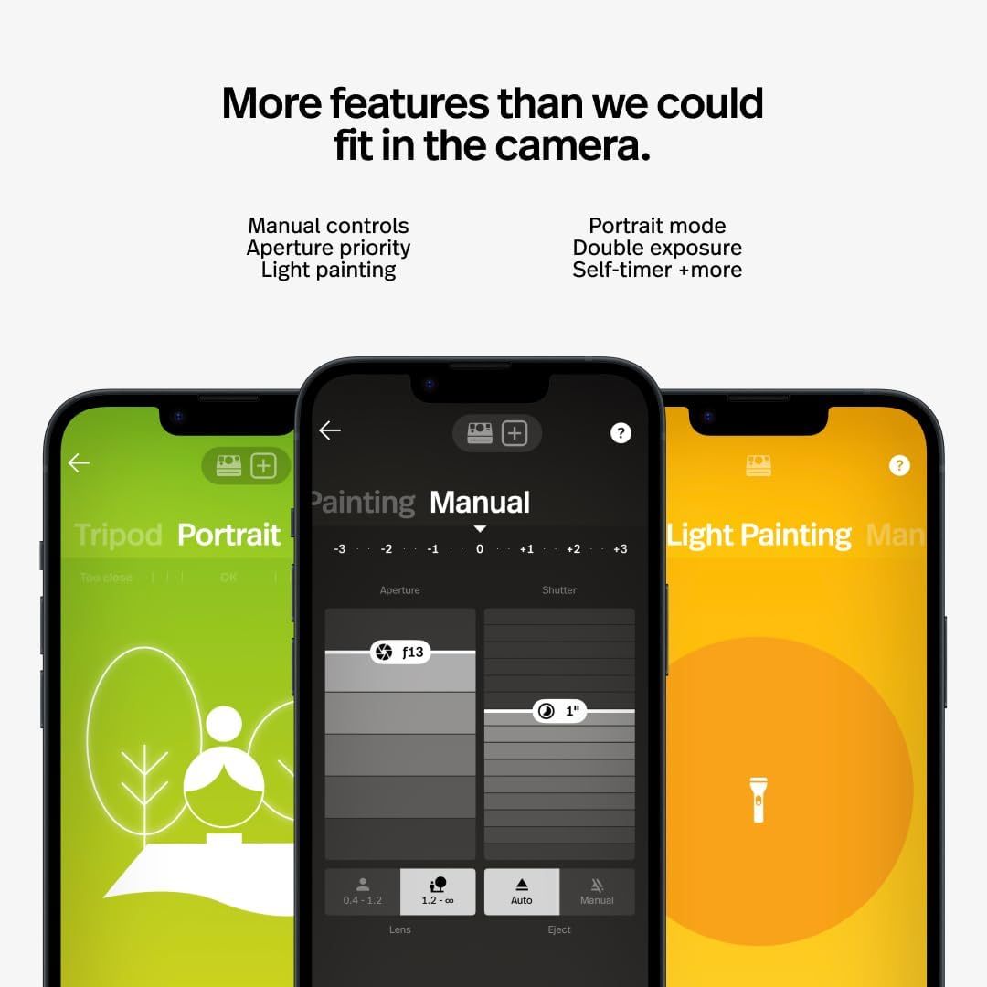 Polaroid Now+ 2nd Generation I-Type Instant Film Bluetooth Connected App Controlled Camera
