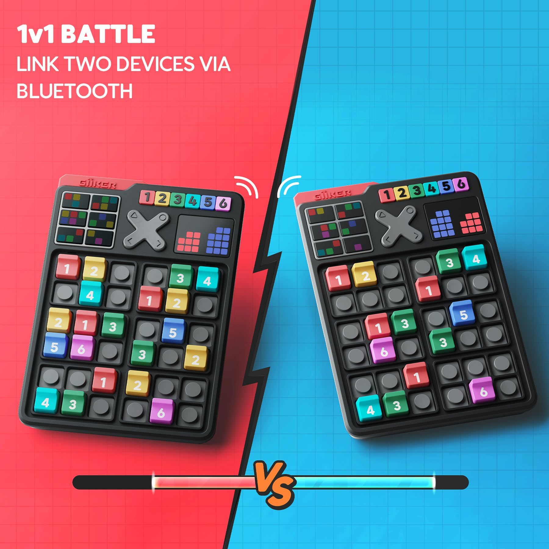 GiiKER Smart Sudoku Puzzle Games, Original 2500 Challenges Sudoku for Kids, Brain Teaser Puzzle for Kids