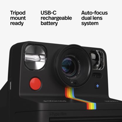 Polaroid Now+ 2nd Generation I-Type Instant Film Bluetooth Connected App Controlled Camera