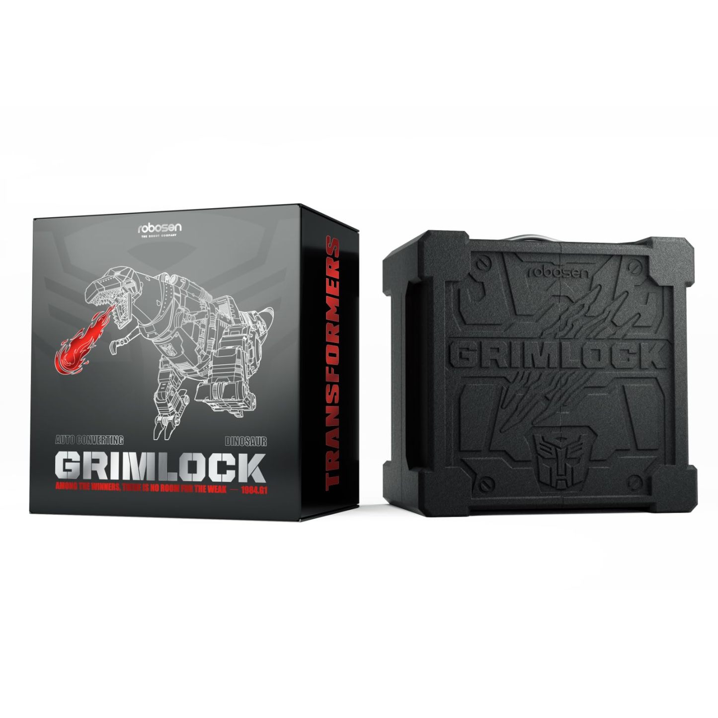 Robosen Transformers Grimlock Flagship Edition - Auto Transforming Robot, Remote App Control, Voice Interaction, Transformer Toys, Limited, 15.4 Inch