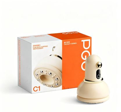 PGG C1 Electric Cupping Massager with Heat, Red Light & Adjustable Suction