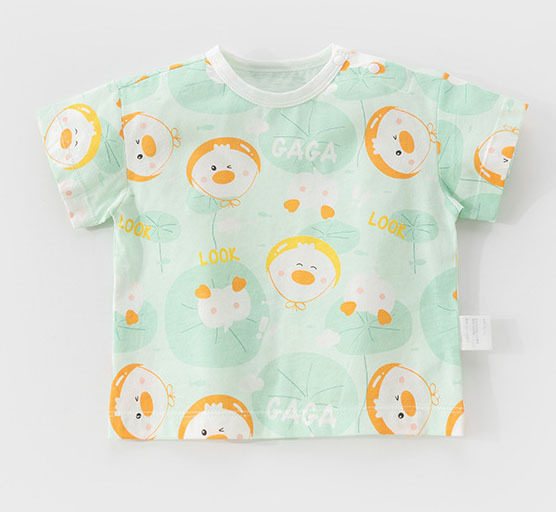 兒童夏季薄款小清新T恤