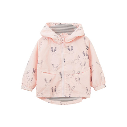 秋季新款卡通連帽女童外套