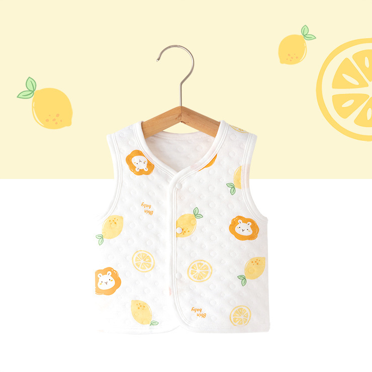 寶寶保暖夾棉小坎肩