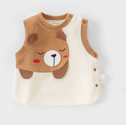 寶寶春秋純棉外穿馬甲屁屁褲