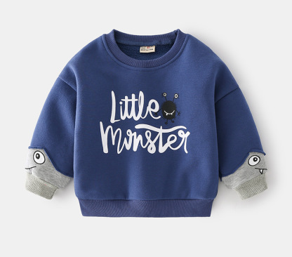 秋冬兒童加絨上衣