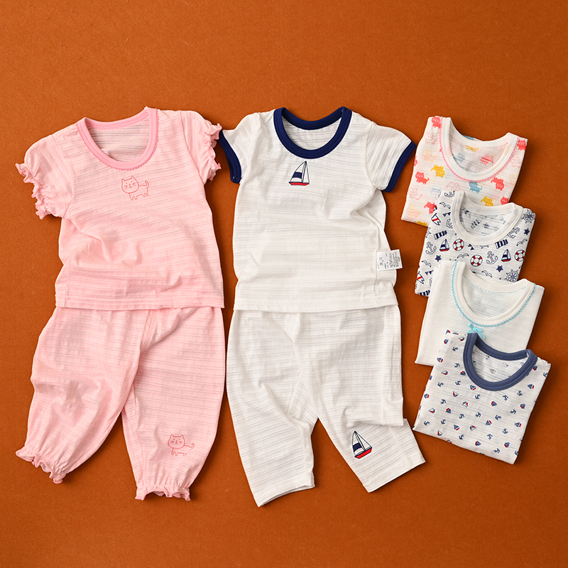 【竹節棉系列】夏日竹節棉睡衣家居服