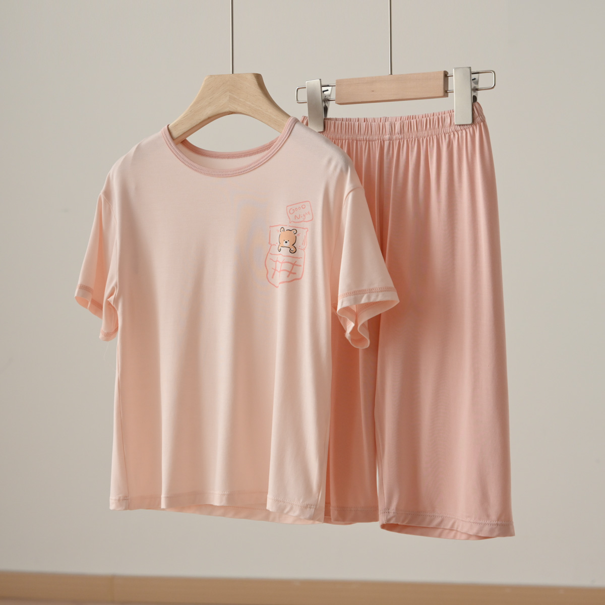 【家居服系列】兒童莫代爾短袖套裝 