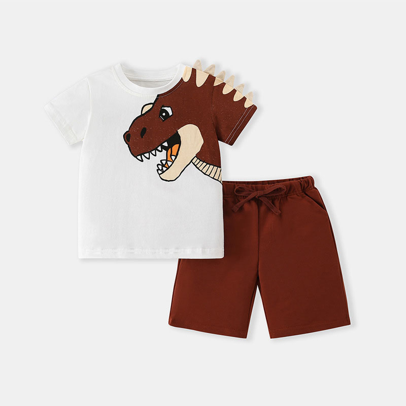 【新款】夏季男童短袖短褲套裝