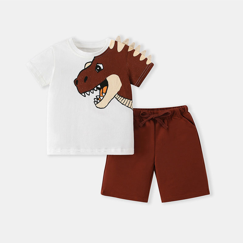 【新款】夏季男童短袖短褲套裝