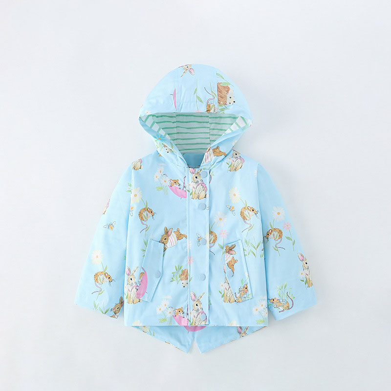 秋季新款卡通連帽女童外套