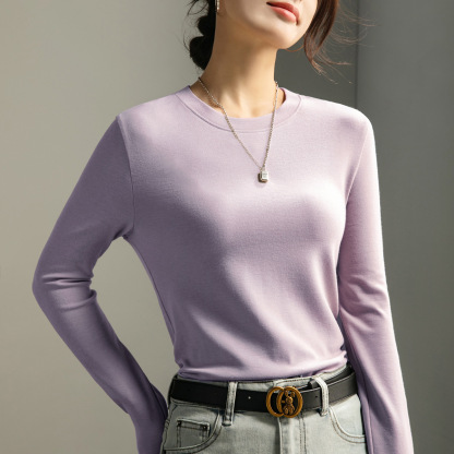 [嚴選爆品]洋氣圓領打底衫女內搭
