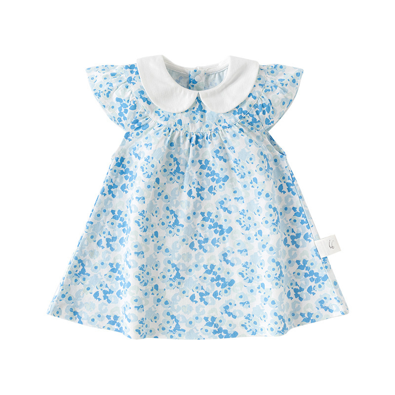 女寶寶無袖清新洋氣連衣裙