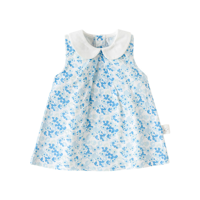 女寶寶無袖清新洋氣連衣裙