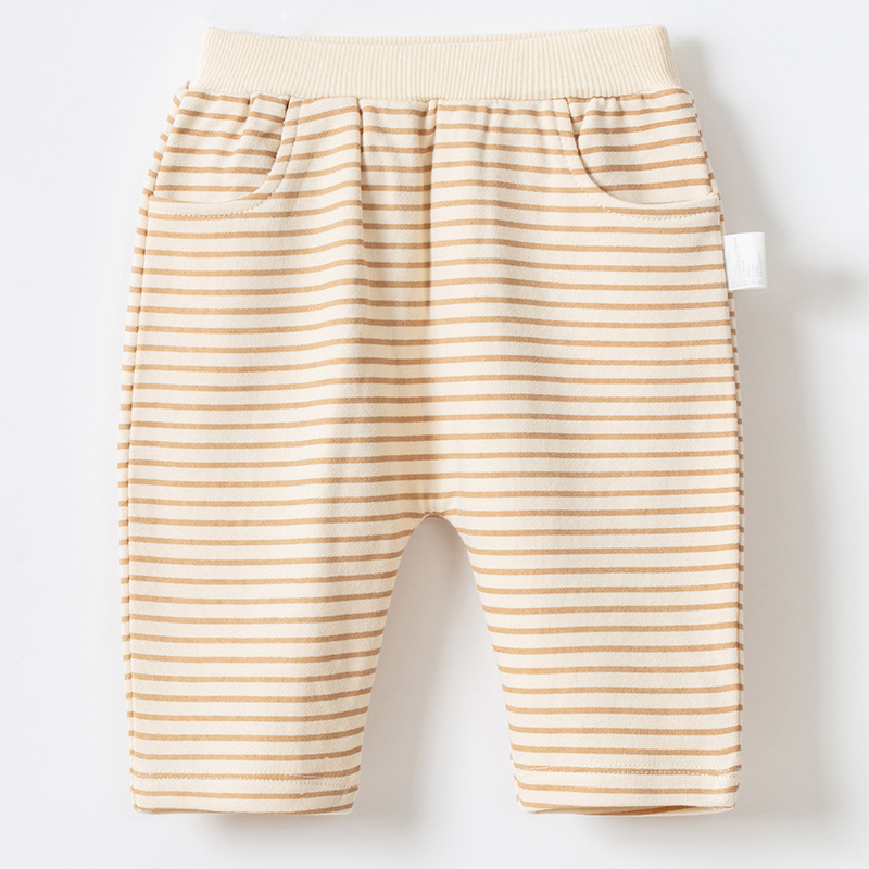 嬰兒條紋卡通休閒PP褲 