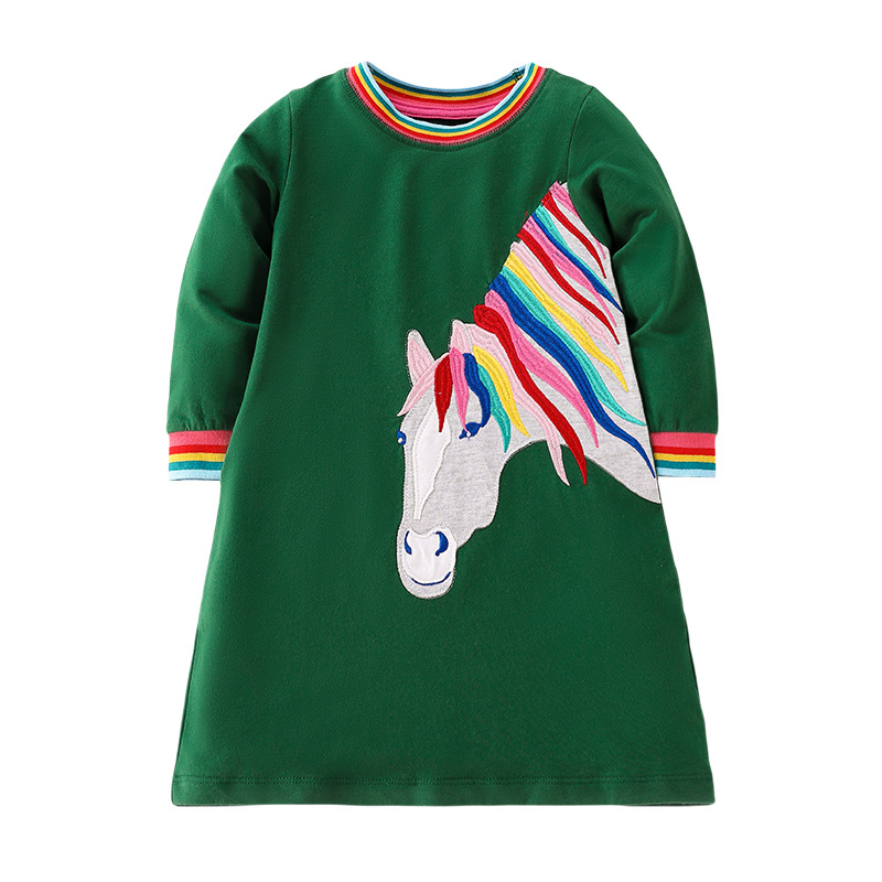 秋季女童純棉洋裝