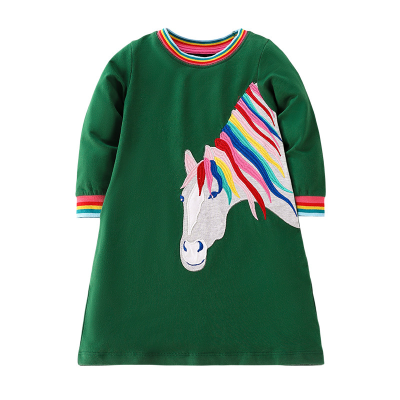 秋季女童純棉洋裝