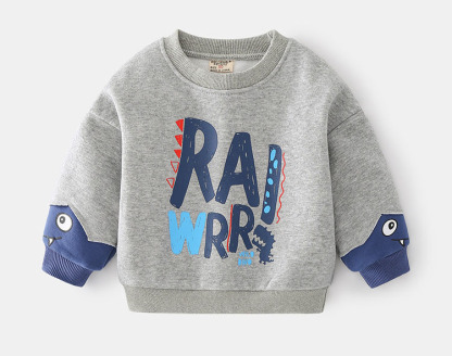 秋冬兒童加絨上衣