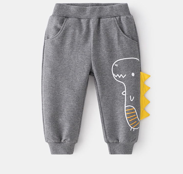 男童卡通可愛運動褲