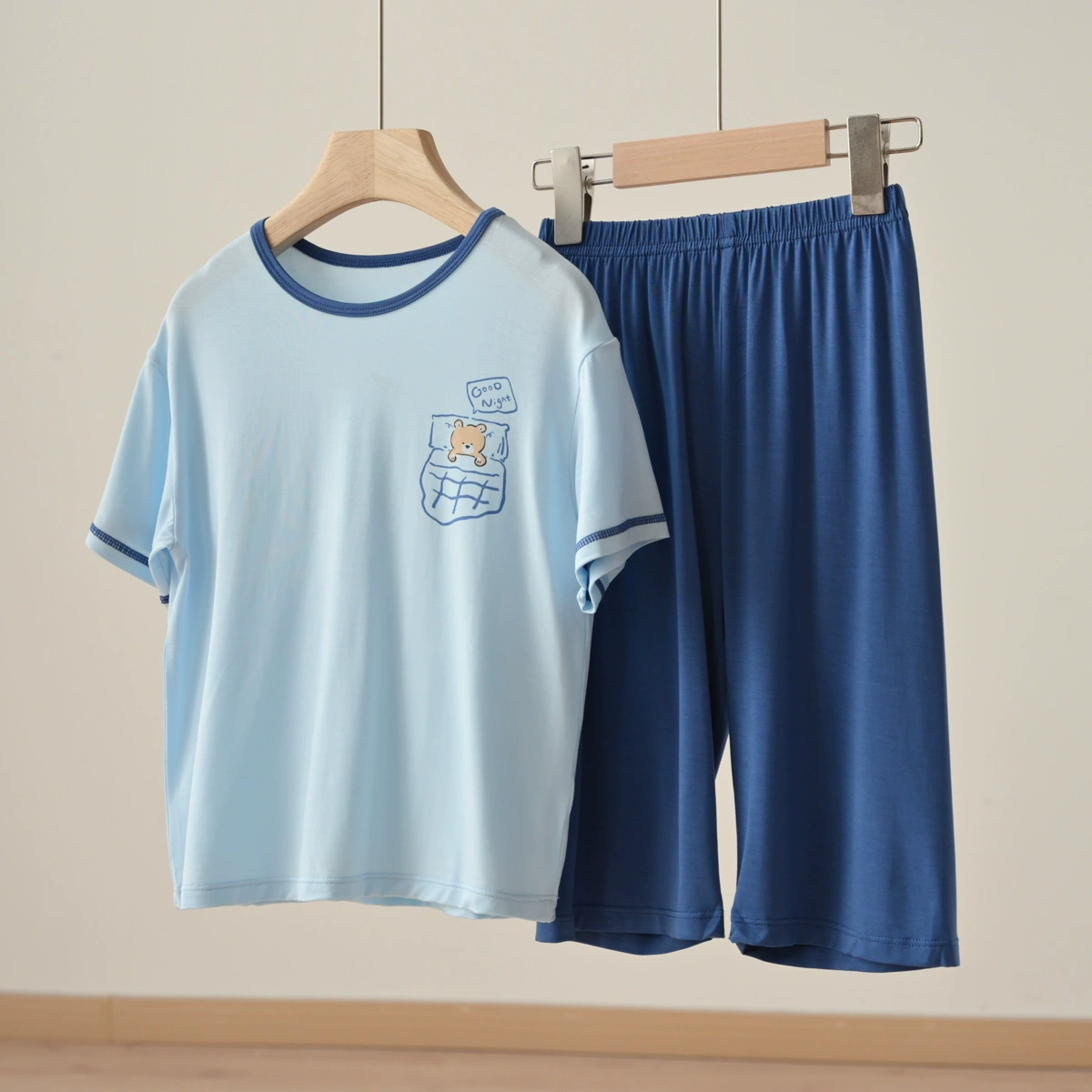 【家居服系列】兒童莫代爾短袖套裝 