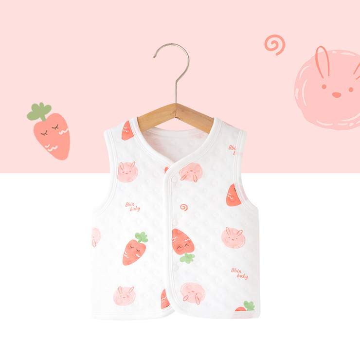 寶寶保暖夾棉小坎肩