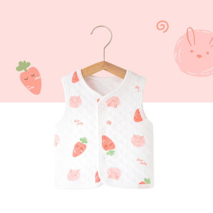 寶寶保暖夾棉小坎肩