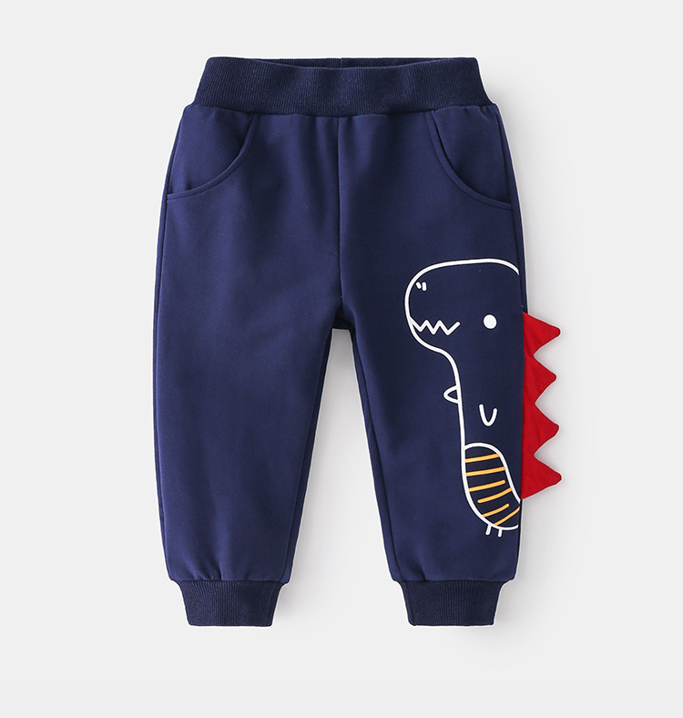 男童卡通可愛運動褲