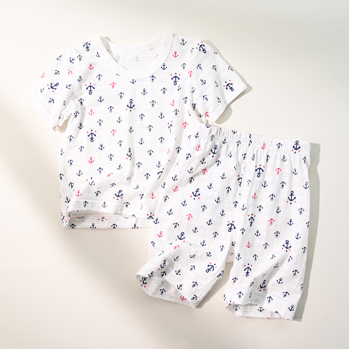 兒童竹節棉短袖T恤兩件裝