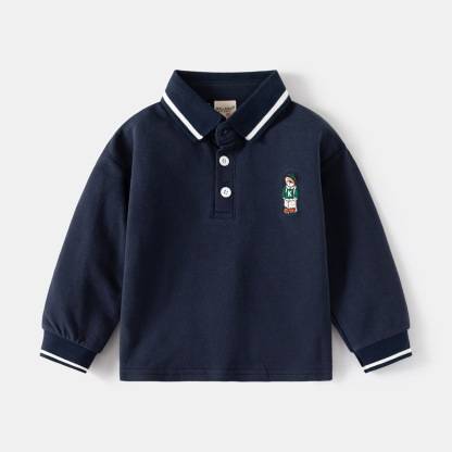 男童長袖T卹 打底POLO衫