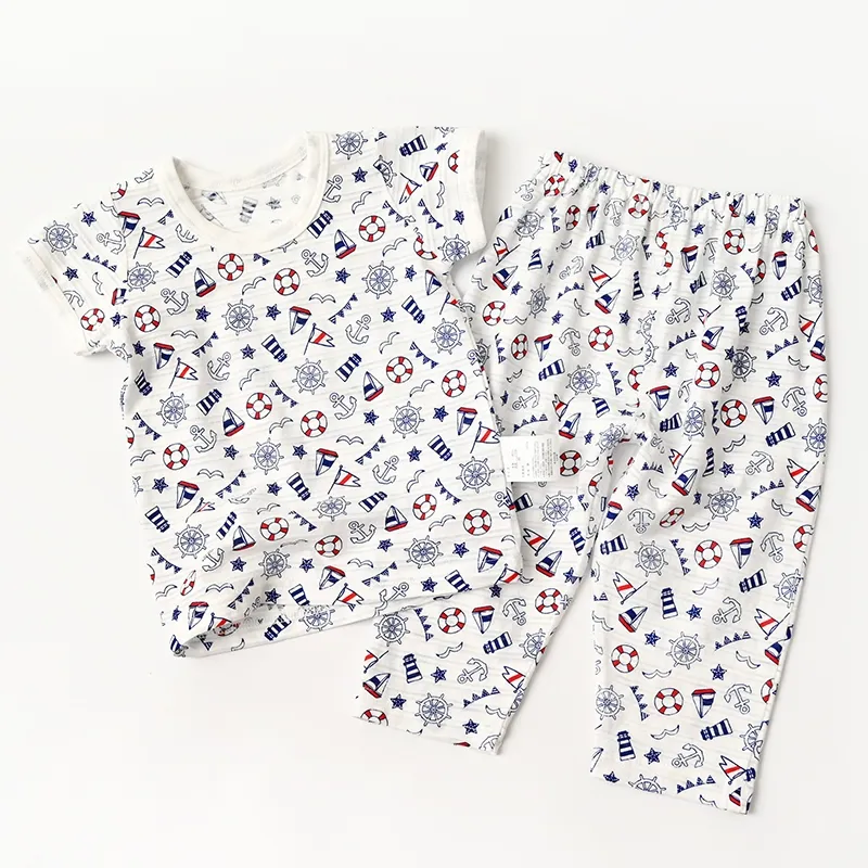 【竹節棉系列】夏日竹節棉睡衣家居服