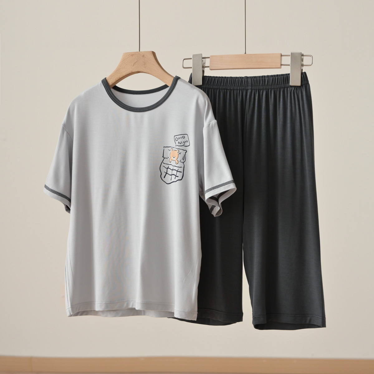 【家居服系列】兒童莫代爾短袖套裝