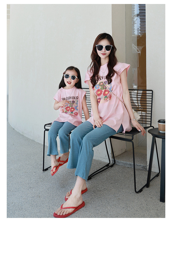 夏季網紅韓系親子裝