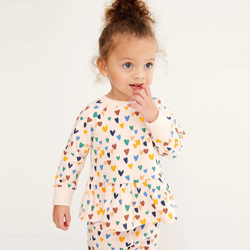 秋季新款女童寬鬆裙擺衛衣