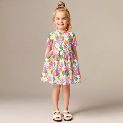 夏款無袖純棉公主裙