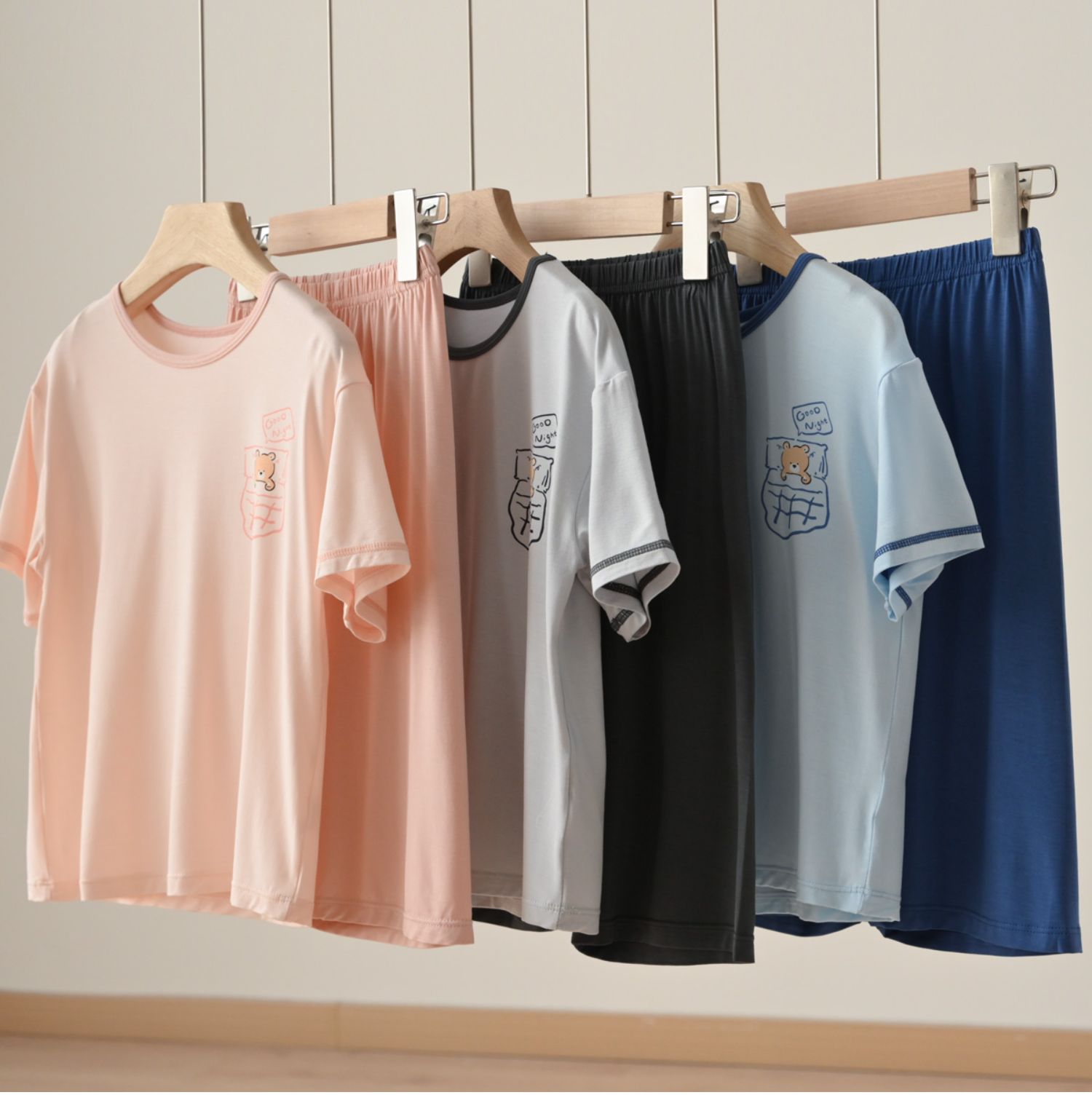 【家居服系列】兒童莫代爾短袖套裝 