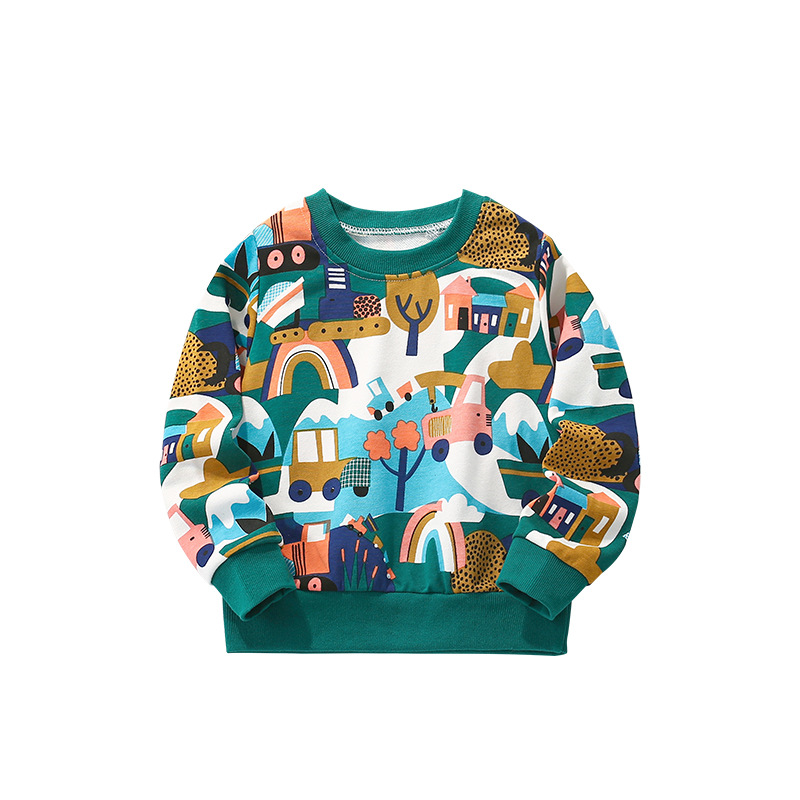 新款長袖圓領男童衛衣