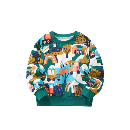 新款長袖圓領男童衛衣