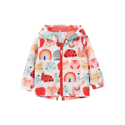 女童長袖風衣 