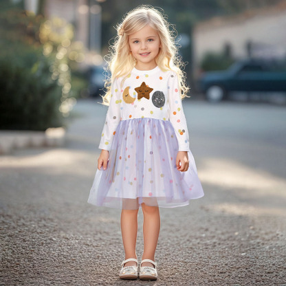 【新款】秋季網紗兒童裙