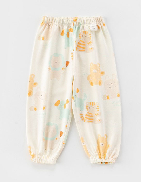 兒童透氣純棉防蚊褲