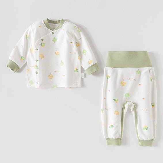 寶寶A類純棉秋衣秋褲套裝 