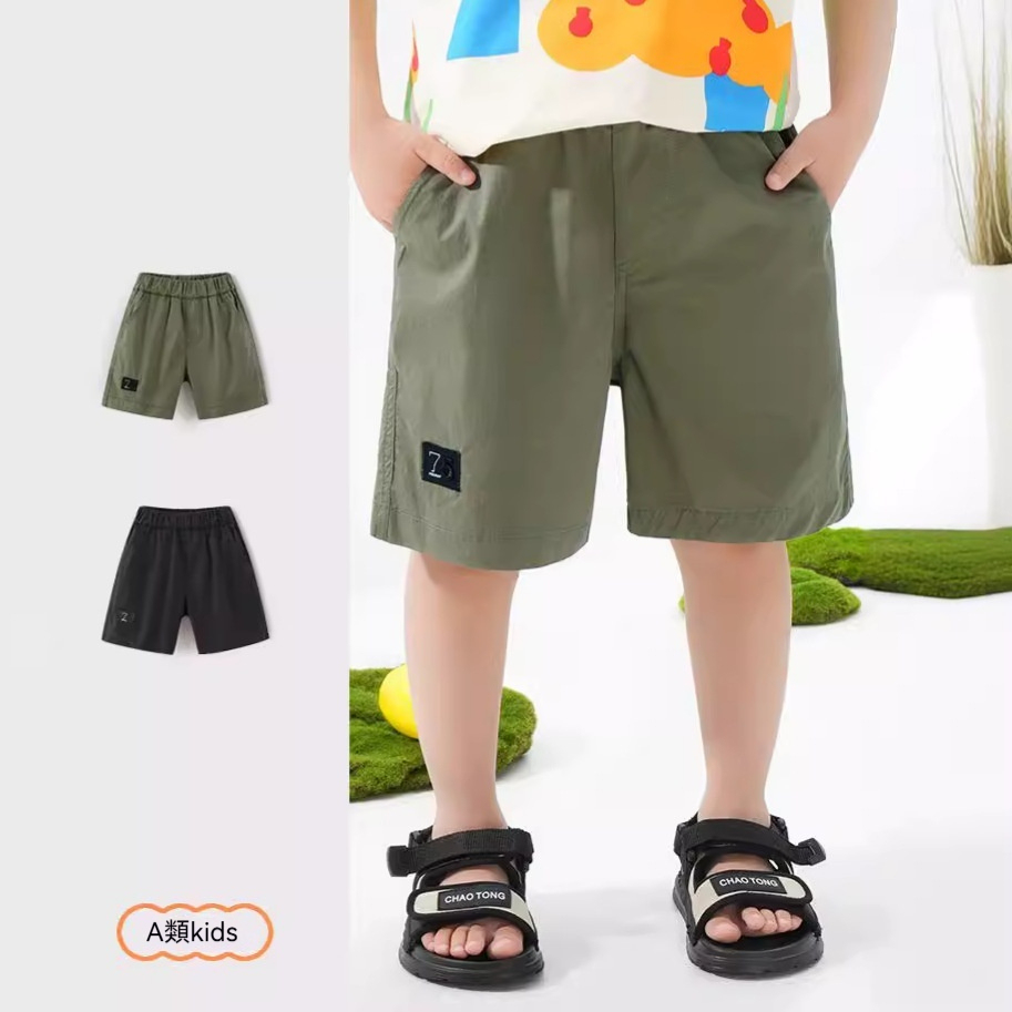 夏季兒童運動吸汗薄款五分褲 